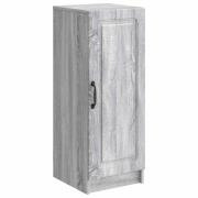 vidaXL Sideboard Grå sonoma-ek 33 x 34,5 x 87 cm Konstruerat trä