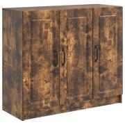 vidaXL Sideboard Rökt ek 89 x 34,5 x 77 cm Konstruerat trä