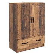 vidaXL Sideboard Gammalt trä 66 x 34,5 x 92 cm Konstruerat trä