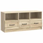 vidaXL TV-skåp med låda Sonoma-ek 102 x 34,5 x 47 cm Konstruerat trä