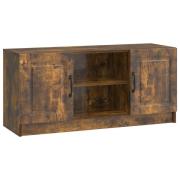 vidaXL TV-skåp Rökt ek 102 x 34,5 x 47 cm Konstruerat trä