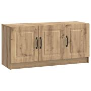 vidaXL TV-skåp Artisan-ek 99 x 34,5 x 47 cm Konstruerat trä