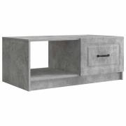 vidaXL Kaffeebord Betonggrå 90 x 50 x 37 cm Konstruerat trä
