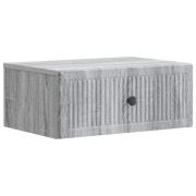 vidaXL Nattduksbord Grå sonoma-ek 49 x 34,5 x 20 cm Konstruerat trä