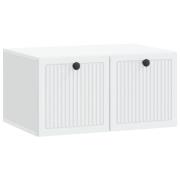 vidaXL Väggmonterad TV-bänk Vit 59,5 x 41 x 30 cm Konstruerat trä