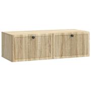 vidaXL Väggmonterad TV-bänk Sonoma-ek 98 x 41 x 30 cm Konstruerat trä