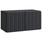 vidaXL Väggmonterad TV-bänk Svart 59,5 x 31 x 30 cm Konstruerat trä