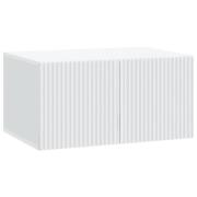 vidaXL Väggmonterad TV-bänk Vit 59,5 x 41 x 30 cm Konstruerat trä