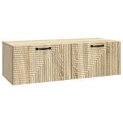 vidaXL Väggmonterad TV-bänk Sonoma-ek 98 x 41 x 30 cm Konstruerat trä