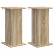 vidaXL Växtställ 2 pcs Sonoma-ek 30,5 x 30 x 60,5 cm Konstruerat trä
