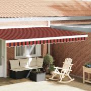 vidaXL Markiskappa Ersättning Orange / Svart / Gul 4,5 m Polyester