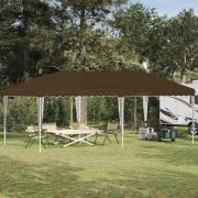 vidaXL Pop-up Partytält 575 x 290 x 245 cm Taupe