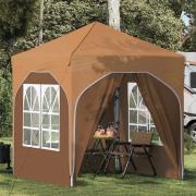 vidaXL Pop-up Partytält 192 x 192 x 245 cm Beige