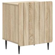 vidaXL Nattduksbord Sonoma-ek 43 x 34,5 x 52 cm Konstruerat trä