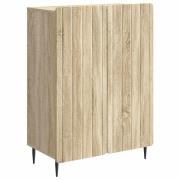vidaXL Sideboard Sonoma-ek 66 x 34,5 x 92 cm Konstruerat trä