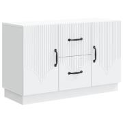 vidaXL Sideboard med låda Vit 89 x 34,5 x 57 cm Konstruerat trä