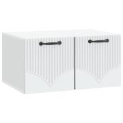 vidaXL Väggmonterad TV-bänk Vit 59,5 x 41 x 30 cm Konstruerat trä