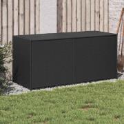 vidaXL Dynbox svart 283L konstrotting
