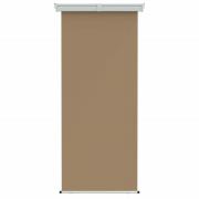 vidaXL Balkongsidomarkis 100% polyester, järn, stål