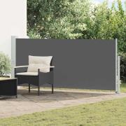vidaXL Utfällbar sidomarkis Antracit 600 x 117 cm Polyester