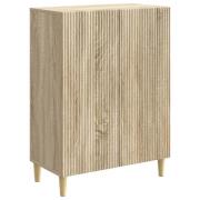 vidaXL Sideboard Sonoma-ek 66 x 34,5 x 90 cm Konstruerat trä