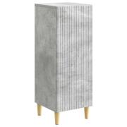 vidaXL Sideboard Betonggrå 33 x 34,5 x 90 cm Konstruerat trä
