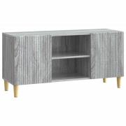 vidaXL TV-skåp Grå sonoma-ek 102 x 34,5 x 50 cm Konstruerat trä