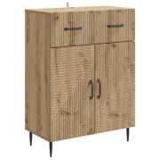 vidaXL Sideboard Artisan-ek 66 x 34,5 x 89,5 cm Konstruerat trä