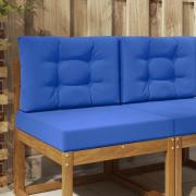 vidaXL Utomhus Soffa Kudde 2 pcs Turkos Polyester