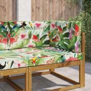 vidaXL Utomhus Soffa Kudde 3 pcs färgstark Polyester