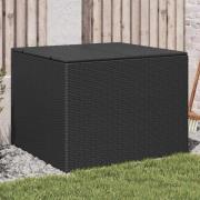 vidaXL Dynbox svart 291L konstrotting