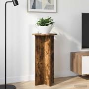 vidaXL Växtställ 2 pcs Rökt ek 40 x 40 x 80 cm Konstruerat trä