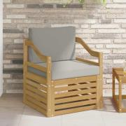 vidaXL Utomhussoffa Polyester Vit