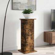 vidaXL Växtställ Rökt ek 30,5 x 30 x 80,5 cm Konstruerat trä