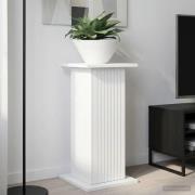 vidaXL Växtställ Vit högglans 30,5 x 30 x 60,5 cm Konstruerat trä