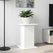 vidaXL Växtställ Vit 30,5 x 30 x 43 cm Konstruerat trä