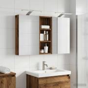 vidaXL Badrumsskåpsset 3 pcs 80 x 10,5 x 50 cm Konstruerat trä