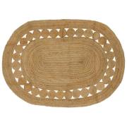 vidaXL Matta Brun 122 x 183 cm Jute