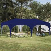 vidaXL Pop-up Partytält Blå 575 x 288 x 245 cm Oxford Tyg