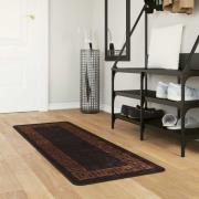 vidaXL Mattlöpare MARSA Svart 50 x 150 cm Polyester och PVC