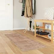 vidaXL Mattlöpare MARSA Vit 50 x 200 cm Polyester och PVC