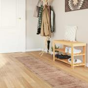 vidaXL Mattlöpare MARSA Vit 50 x 300 cm Polyester och PVC