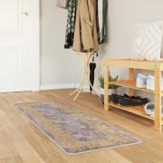 vidaXL Mattlöpare MARSA Grå 50 x 100 cm Polyester och PVC