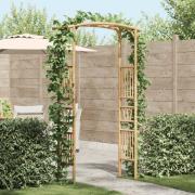 vidaXL Trädgårdsbåge Naturfärg 110 x 40 x 205 cm Bambus