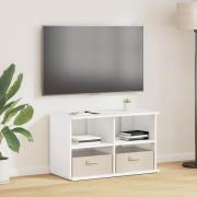 vidaXL TV-ställ med låda Vit 79 x 40 x 48 cm
