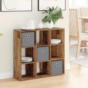 vidaXL Sideboard med låda Gammalt trä 73,5 x 24 x 69,5 cm