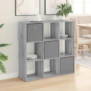 vidaXL Sideboard med låda Grå Sonoma 102 x 31 x 99,5 cm