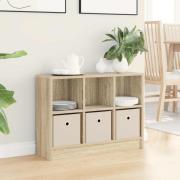 vidaXL Sideboard med låda Sonoma-ek 73,5 x 22,5 x 53,5 cm