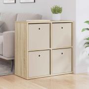 vidaXL Sideboard med låda Sonoma-ek 68,5 x 32 x 67 cm