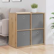 vidaXL Sideboard med låda Artisan Ek 68,5 x 32 x 67 cm